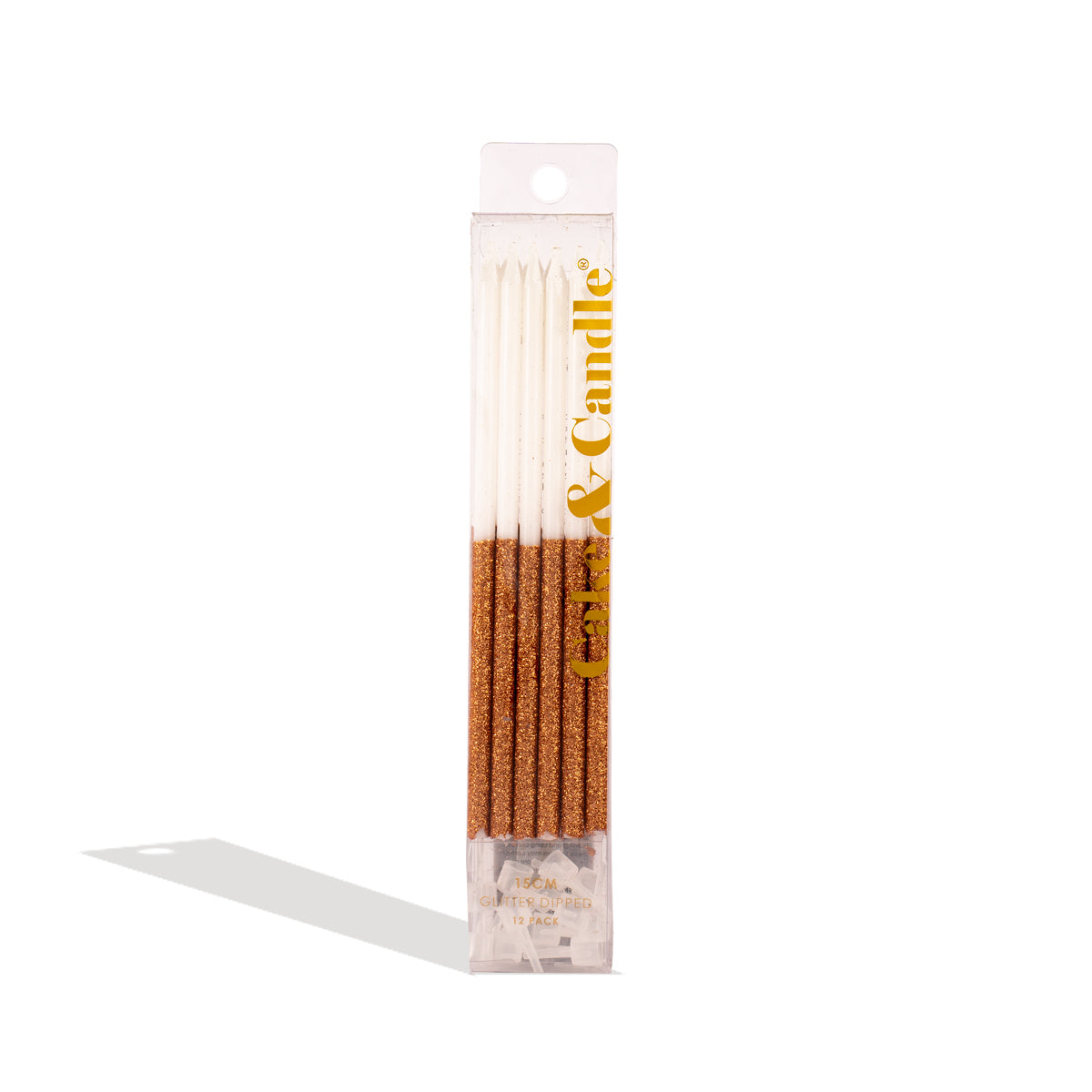 Glitter Dipped Candles (12 pack)