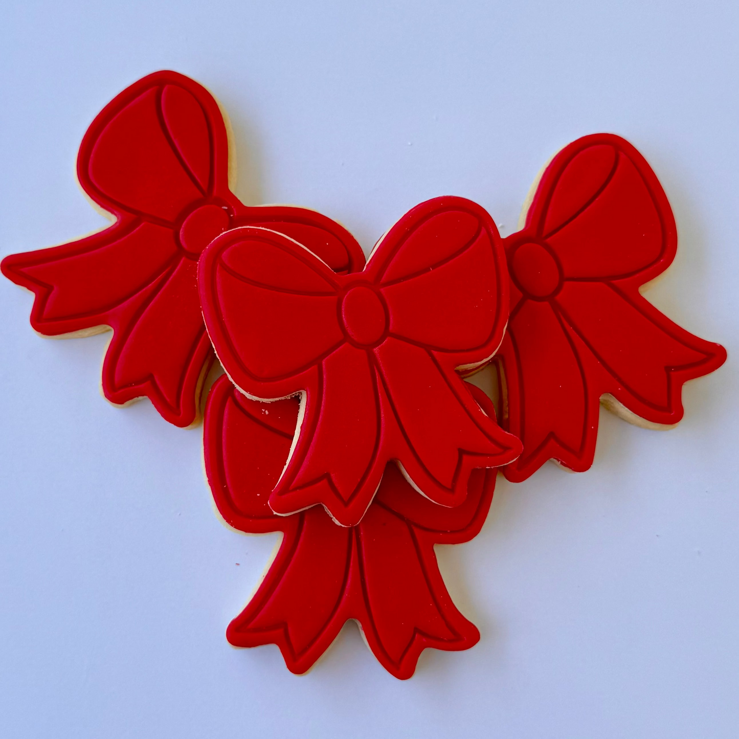 Red Bow Cookie