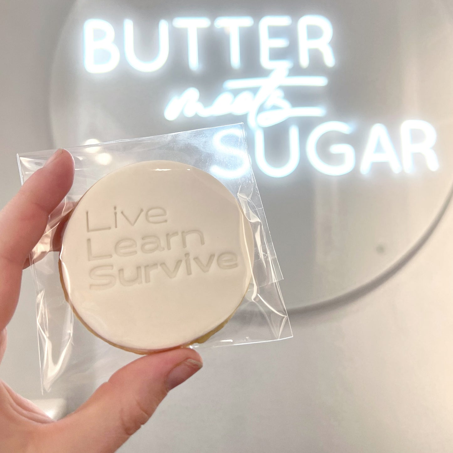 Stamped Fondant Cookies