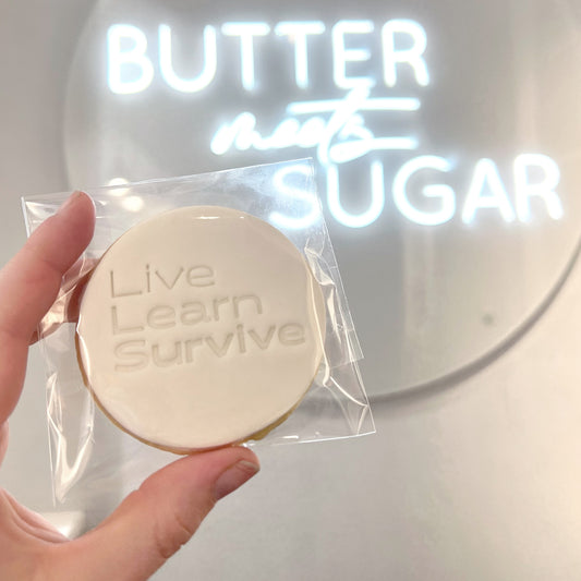 Stamped Fondant Cookies
