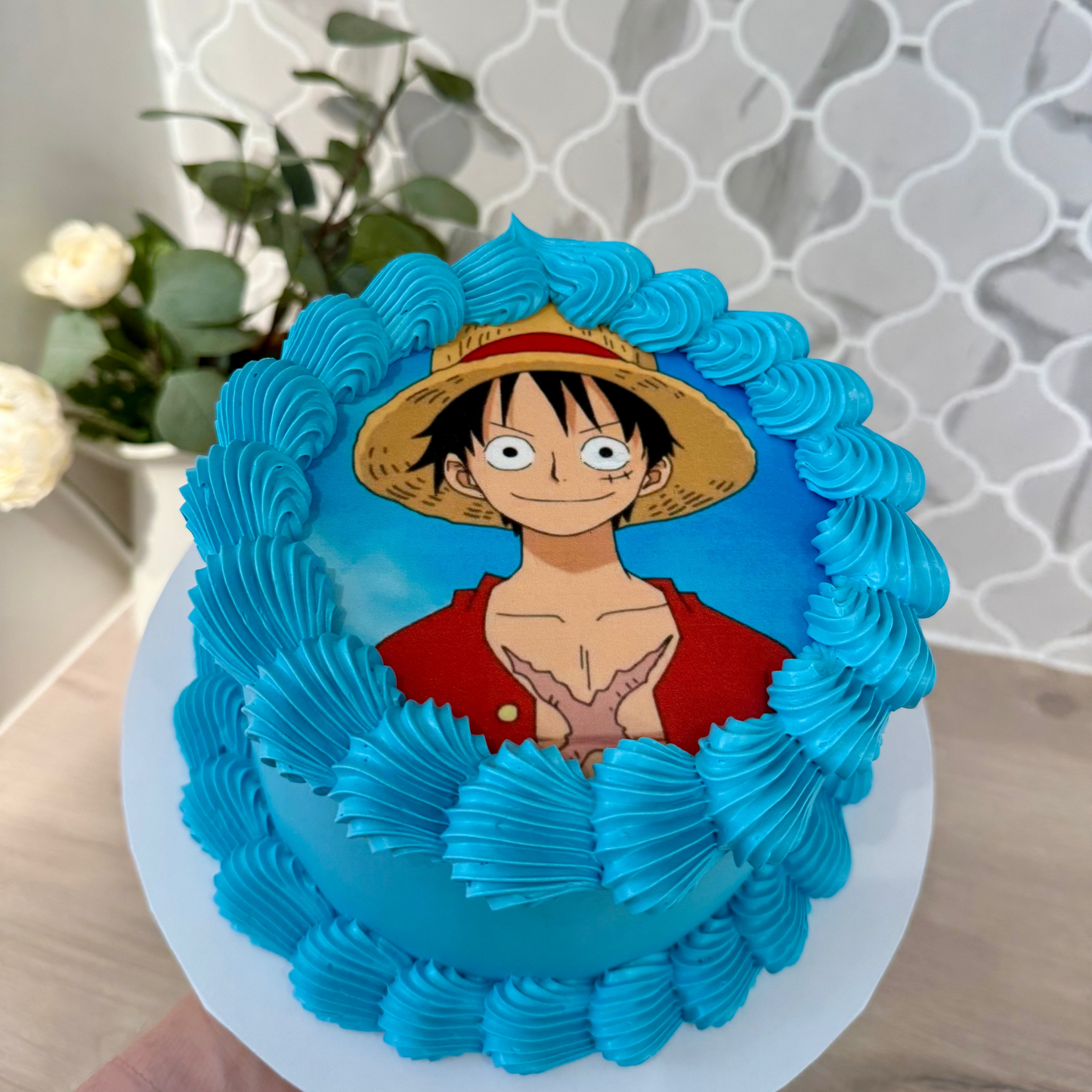 Edible Image Retro Cake